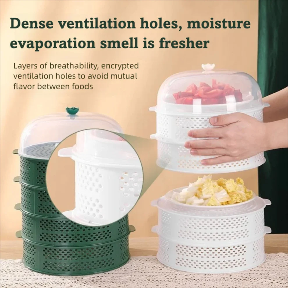 Multi-Layer Food Storage Basket